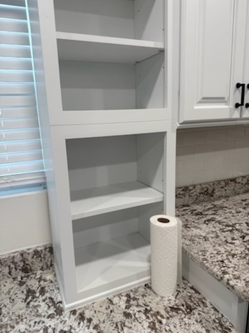 Kitchen cabinets wiped down and cleaned inside and out after professional house cleaning in Tampa