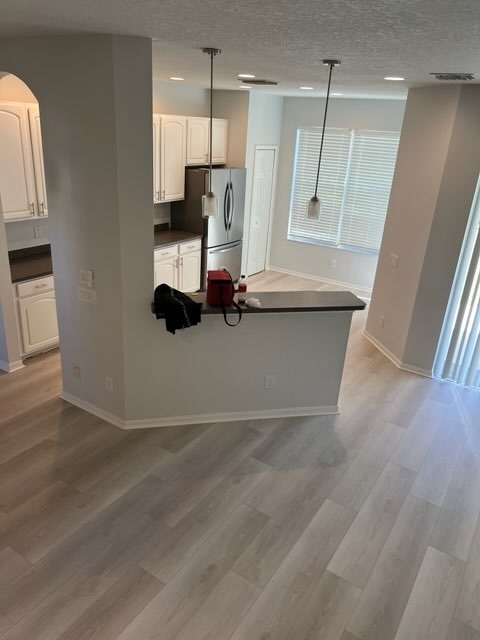 Living area cleaned, dusted, and vacuumed after professional house cleaning in Tampa